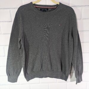 Tommy Hilfiger gray Crew Neck Logo Sweater